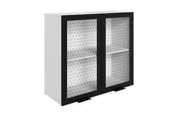 Кухонный навесной шкаф Стоун L800 Н720 (2 дв. рам.) в Ревде
