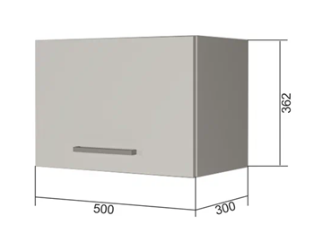 Шкаф на кухню В350, Белое гладкое Ламарти/Антрацит в Тавде