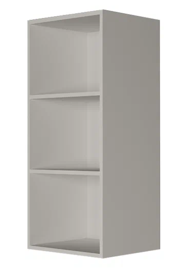 Шкаф настенный В9 45, Сатин/Белый в Кушве - изображение 1