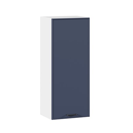 Шкаф кухонный высокий 400 Индиго ЛД 298.420.000.109, Белый/Тёмно-синий в Екатеринбурге - изображение