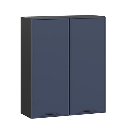 Навесной кухонный шкаф высокий 800 Индиго 298.460.000.155, Чёрный/Тёмно-синий в Екатеринбурге - изображение