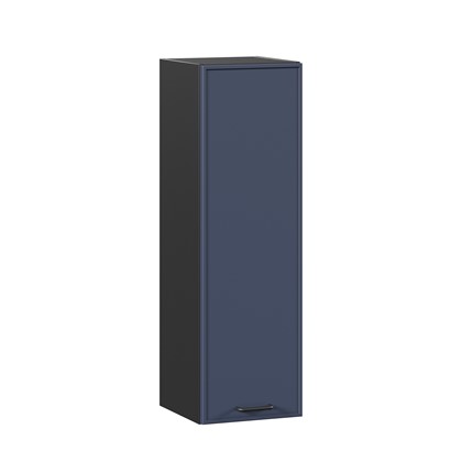 Кухонный шкаф высокий 300 Индиго ЛД 298.410.000.150, Чёрный/Тёмно-синий в Екатеринбурге - изображение