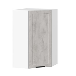 Угловой кухонный шкаф 600 высокий Джамис ЛД 296.620.000.033, Белый/Белый камень в Екатеринбурге