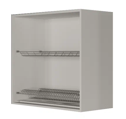 Кухонный шкаф ВС7 80, Сатин/Белый в Кушве - изображение 1