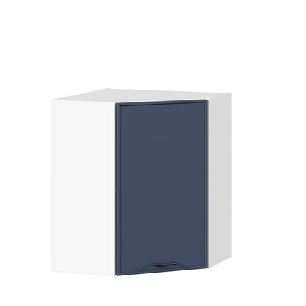Шкаф кухонный угловой Индиго ЛД 298.610.000.116, Белый/Тёмно-синий в Новоуральске - изображение