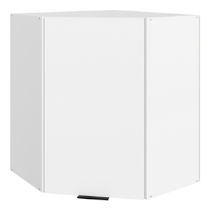 Навесной кухонный шкаф Стоун  L600x600 (1 дв. гл.) (белый/джелато софттач) в Первоуральске