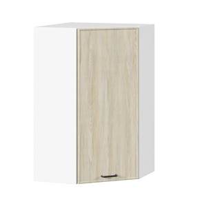 Шкаф кухонный угловой высокий Индиго ЛД 298.620.000.033, Белый/Дуб Мадейра топаз в Ревде