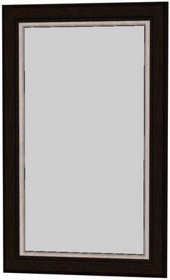 Настенное зеркало ЗП1, цвет Венге, 000026503 в Кушве - изображение
