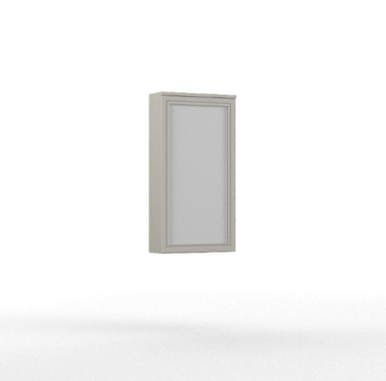 Шкаф навесной фасад зеркало, Bella (Б-ШН зр) в Кушве - изображение