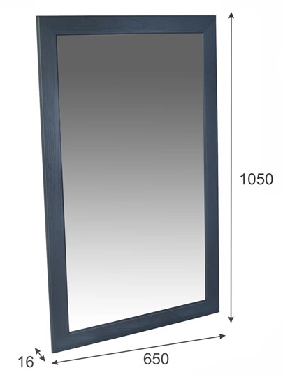 Зеркало настенное Берже 24-105 (серый графит) в Екатеринбурге - изображение 6
