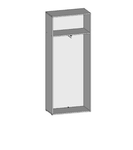 Шкаф для одежды НШ-5г, Серый в Екатеринбурге - изображение 1