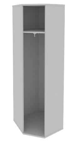 Шкаф угловой А.ГБ-3, Серый в Ревде - изображение 1
