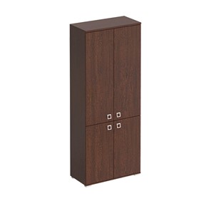 Шкаф для документов закрытый 4-х дверный Cosmo, венге Виктория (90,2х44,2х221) КС 304 в Екатеринбурге