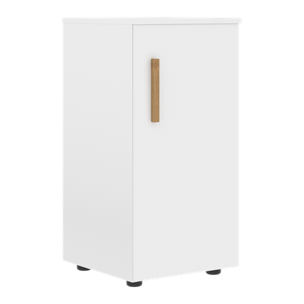 Низкий шкаф колонна с глухой дверью правой FORTA Белый FLC 40.1 (R) (399х404х801) в Екатеринбурге - изображение