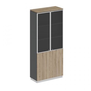 Шкаф для документов двери стекло Speech Cube (90x40x203.4) СИ 308 ДС АР ДС/ХР в Кушве