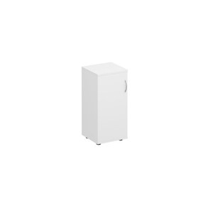 Шкаф для документов низкий узкий закрытый Комфорт, белый премиум (40х38х84) К 508 в Ревде