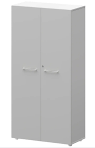 Шкаф распашной с 2-мя дверьми Kortez СМШ48F, Белый брилиант в Каменске-Уральском