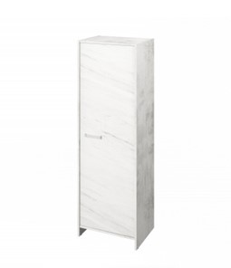 Распашной шкаф-гардероб Festus FI-621.G, Хромикс белый/Мрамор Леванто белый в Кушве