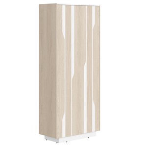 Шкаф для одежды LINE Дуб-светлый-белый СФ-574401 (900х430х2100) в Краснотурьинске