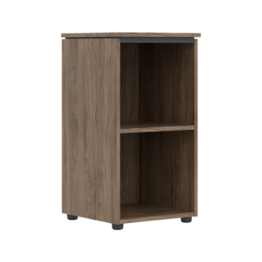 Шкаф колонна для офиса низкий MORRIS TREND Антрацит/Кария Пальмира MLC 42.1 (429х423х821) в Новоуральске - изображение 1