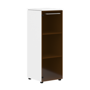 Шкаф колонна MORRIS Дуб Базель/Белый MMC 42 (429х423х1188) в Полевском