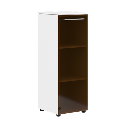 Шкаф колонна MORRIS Дуб Базель/Белый MMC 42 (429х423х1188) в Ревде - изображение