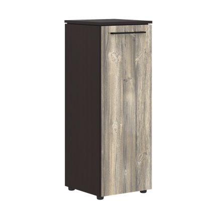 Шкаф средний MORRIS Дуб Базель/Венге Магия MMC 42.1 (429х423х1188) в Екатеринбурге - изображение