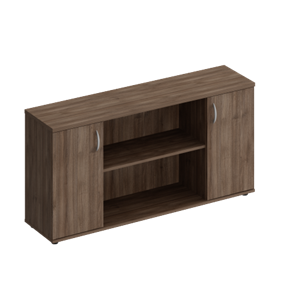 Шкаф комбинированный низкий Комфорт, дуб шамони темный (154x38x75) К.521 в Ревде