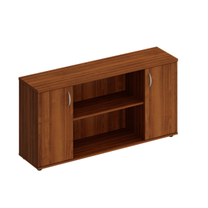 Шкаф комбинированный низкий Комфорт, французский орех (154x38x75) К.521 в Кушве
