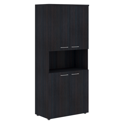 Шкаф с глухими низкими дверьми и топом XTEN Дуб Юкон XHC 85.4 (850х410х1930) в Ревде - изображение
