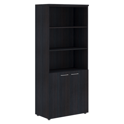 Шкаф с глухими низкими дверьми и топом XTEN Дуб Юкон XHC 85.5 (850х410х1930) в Ревде - изображение