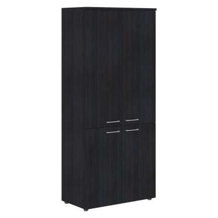Шкаф с глухими низкими и средними дверьми и топом XTEN Дуб Юкон  XHC 85.3 (850х410х1930) в Екатеринбурге - изображение