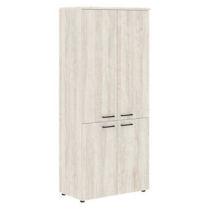 Шкаф с глухими низкими и средними дверьми и топом XTEN сосна Эдмонд  XHC 85.3 (850х410х1930) в Екатеринбурге - изображение