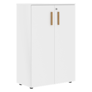 Шкаф с глухими средними дверьми FORTA Белый FMC 80.1(Z) (798х404х1197) в Кушве