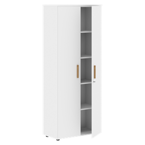 Шкаф широкий высокий FORTA Белый FHC 80.1(Z) (798х404х1965) в Первоуральске