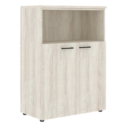 Шкаф средний с низкими дверьми XTEN сосна Эдмонд  XMC 85.3 (850х410х1165) в Богдановиче - изображение