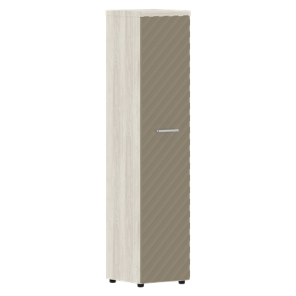 Шкаф TORR LUX TLHC 42.1 колонка с глухой дверью и топом 435х452х1958 Сосна Эдмонт/ Капучино в Екатеринбурге - изображение
