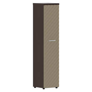Шкаф TORR LUX TLHC 42.1 колонка с глухой дверью и топом 435х452х1958 Венге/ Капучино в Каменске-Уральском