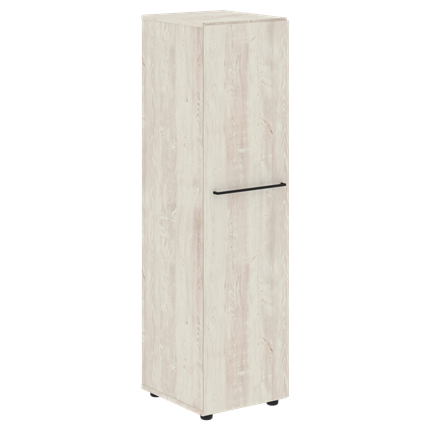 Шкаф с глухой дверью узкий средний LOFTIS Сосна Эдмонт LMC 40.1 (400х430х1517) в Кушве - изображение
