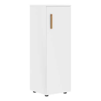Средний шкаф колонна с правой дверью  FORTA Белый FMC 40.1 (R) (399х404х801) в Екатеринбурге - изображение