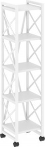 Стеллаж Loft VR.L-MST.K-5.4, Белый/Белый металл в Ревде