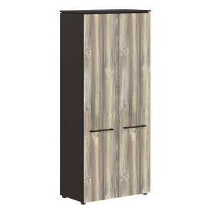 Шкаф с глухими дверьми MORRIS Дуб Базель/Венге Магия MHC 85.1 854х423х1956 в Первоуральске