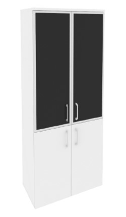 Шкаф O.ST-1.2R black, Белый бриллиант в Кушве - изображение