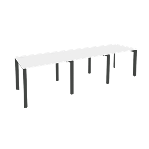 Стол письменный O.MP-RS-3.1.8 (Антрацит/Белый бриллиант) в Ревде