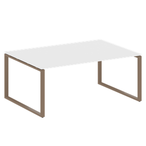 Стол для переговорки БО.ПРГ-1.5 (Мокко/Белый) в Ревде