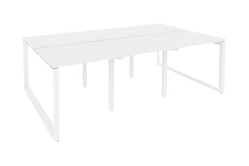 Письменный стол O.MO-D.RS-6.0.8, Белый/Белый бриллиант в Первоуральске
