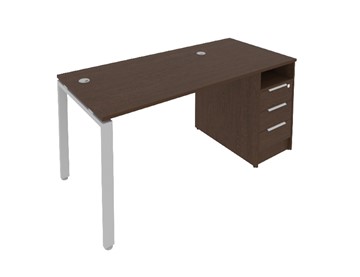 Офисный стол на металлокаркасе Б.РС-СТП -1.2 Венге/Серый в Ревде