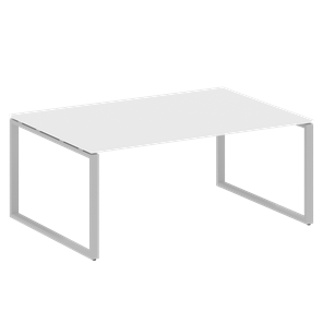 Конференц-стол БО.ПРГ-1.5 (Серый/Белый) в Кушве