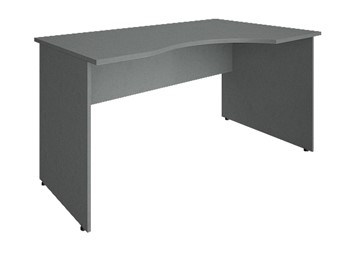 Угловой стол А.СА-2П 1400х900х755 мм. Серый в Первоуральске