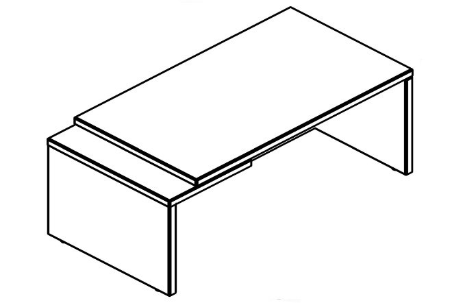 Стол руководителя Torr Z, TCT 189L, левый (1800x900x750), венге в Первоуральске - изображение 1